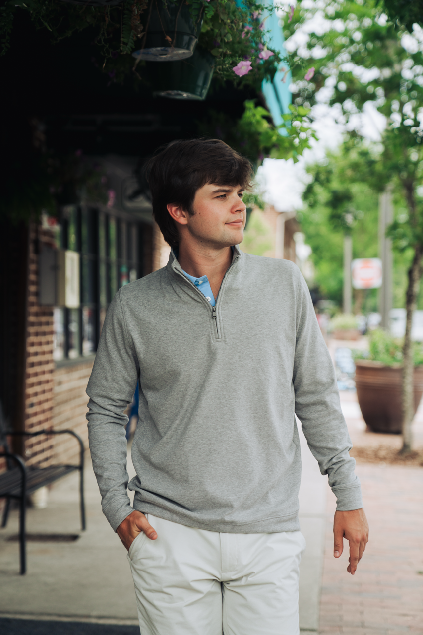 Heather Gray Quarter-Zip