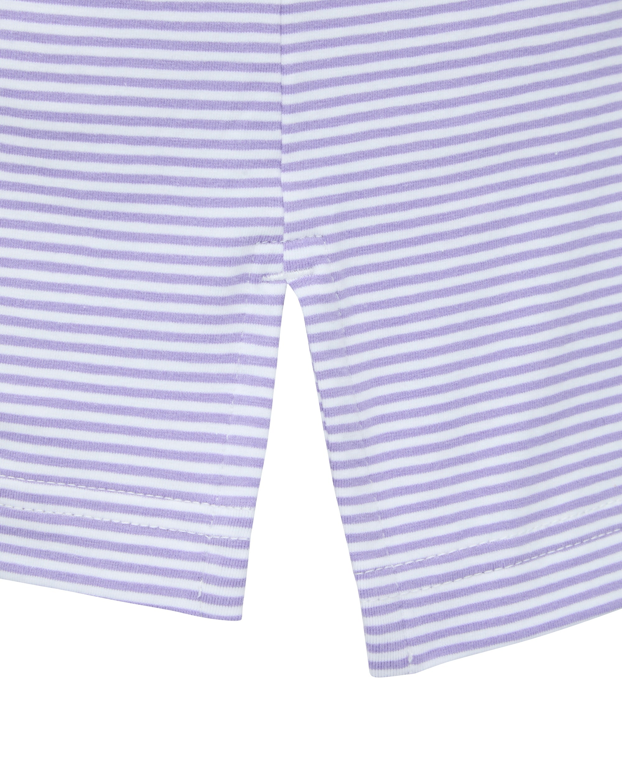 Lavender & White Stripe