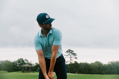 Mint Green & White Polo