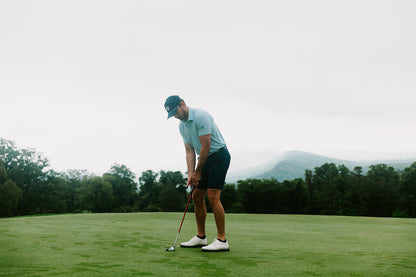 Mint Green & White Polo