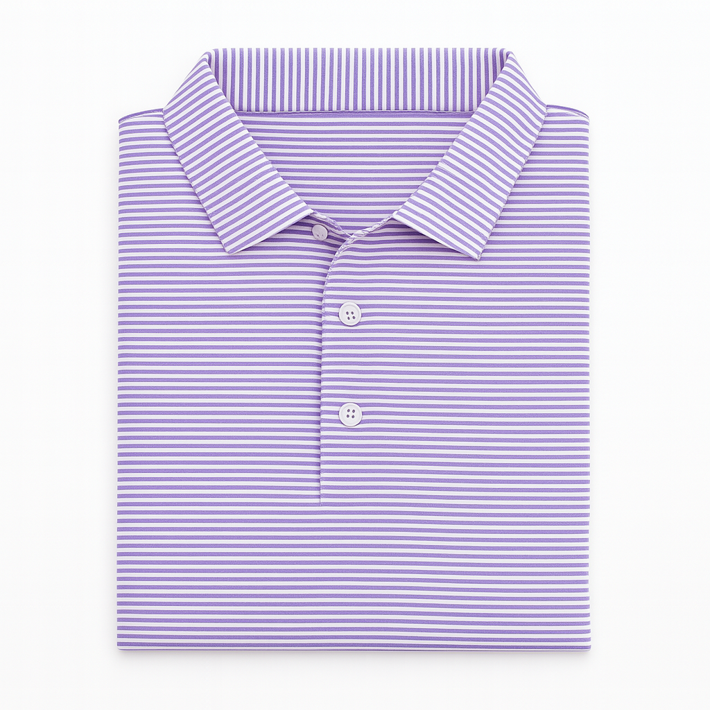 Lavender & White Stripe