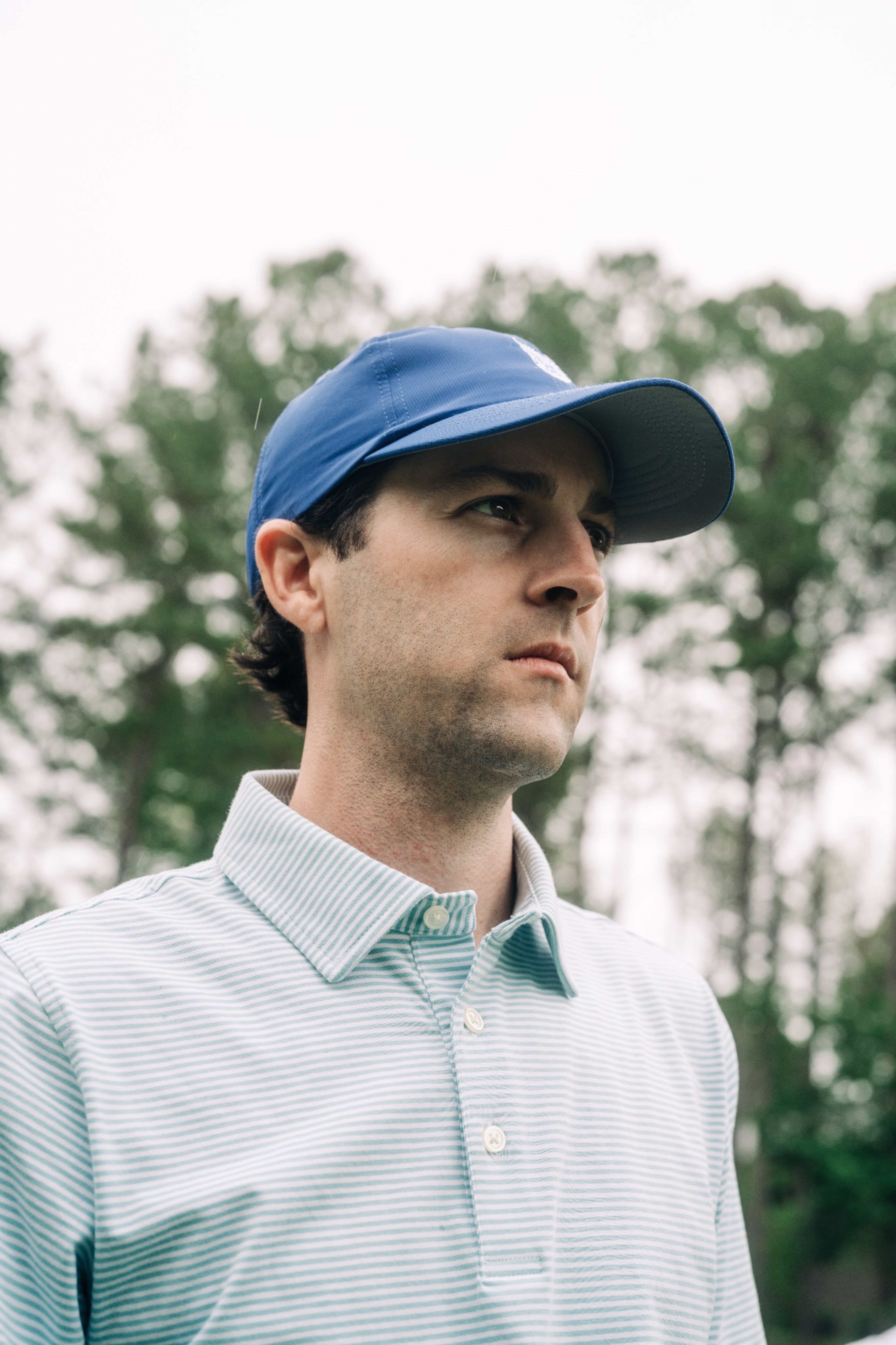 Mint Green & White Polo