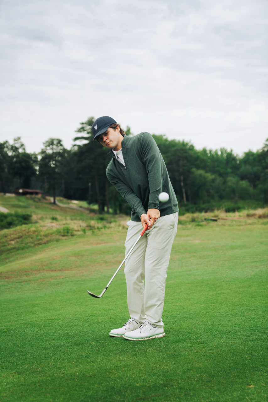 Heather Hunter Green Quarter-Zip