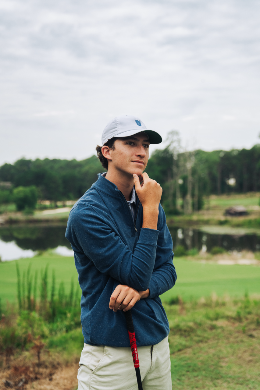 Heather Atlantic Blue Quarter-Zip
