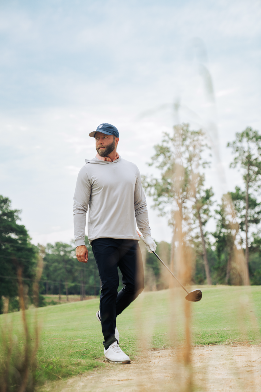 Gray Golf Hoodie