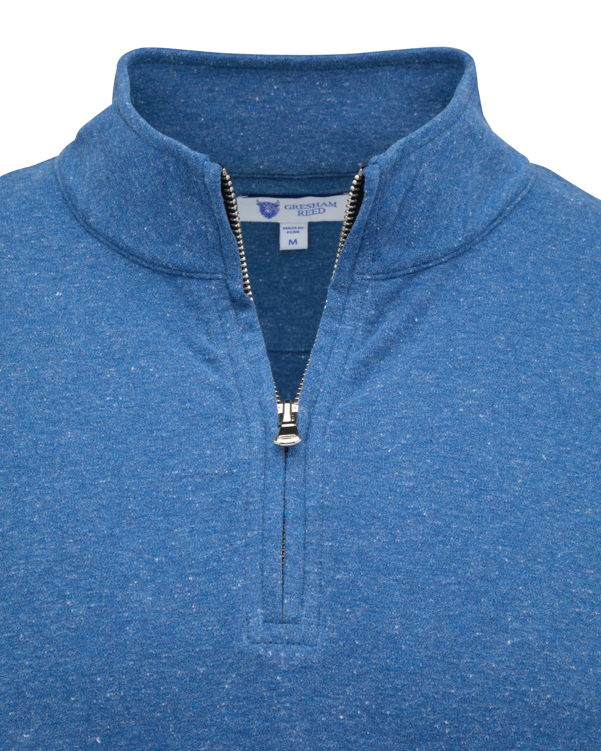 Heather Atlantic Blue Quarter-Zip