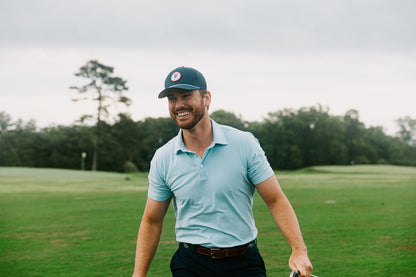 Mint Green & White Polo