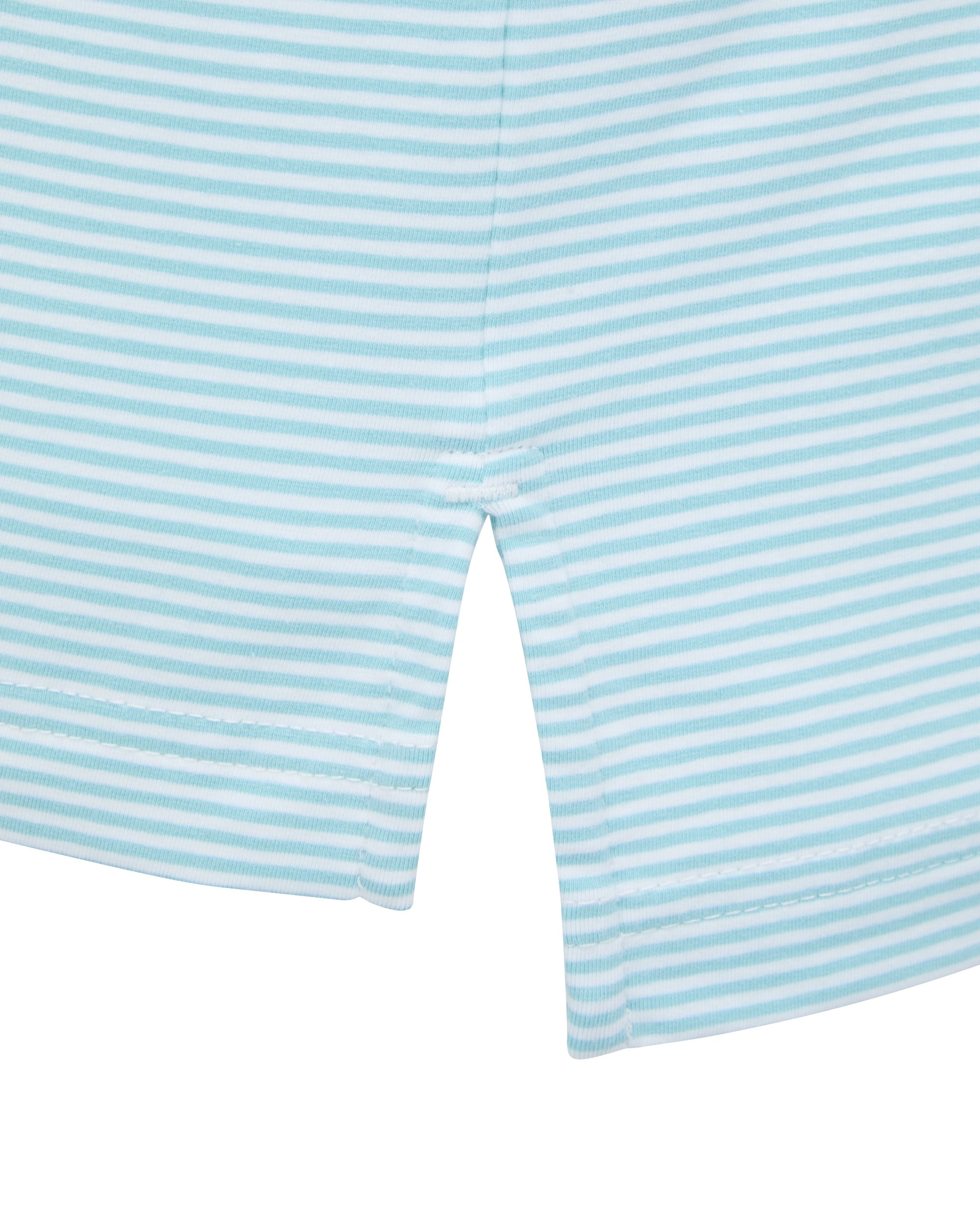 Mint Green & White Polo
