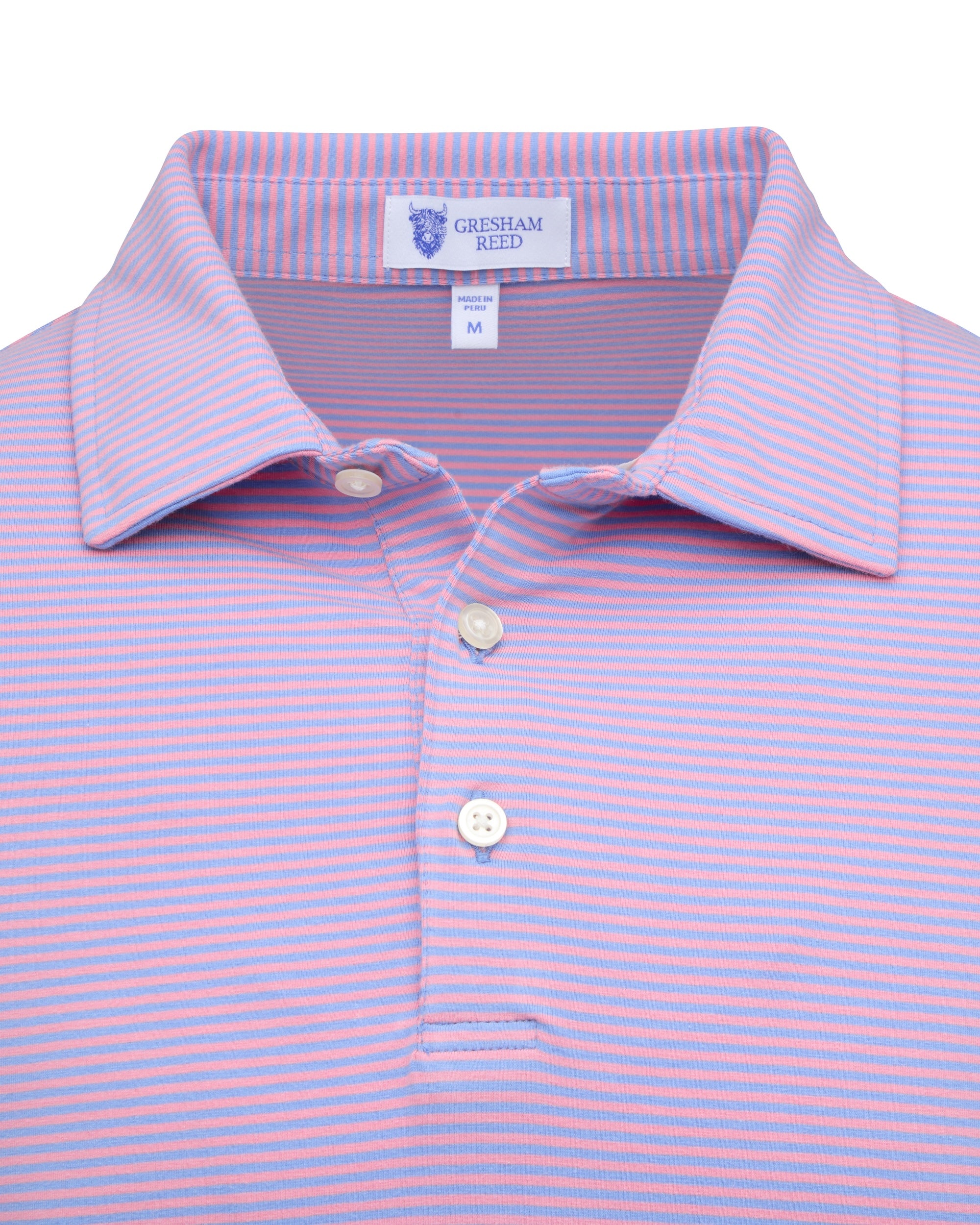 Sky Blue & Nantucket Red Polo