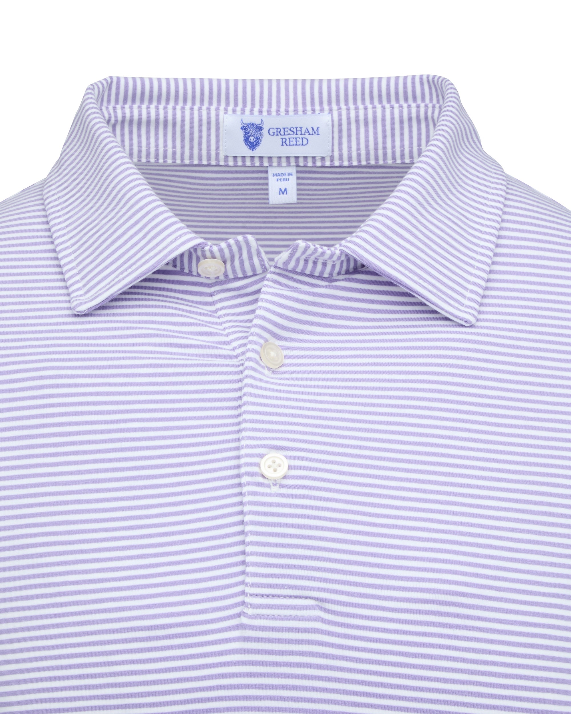 Lavender & White Stripe